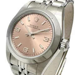 【ROLEX/ロレックス】76080 飛び369 腕時計 ステンレススチール 自動巻き/オートマ A番(1998年) ピンク文字盤 レディース 【中古】【真子質店】【BL】【ex】のサムネイル