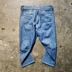 JUNYA WATANABE MAN × LEVI'S 20aw 綿デニム×ウールツイードチェック 立体裁断デニムパンツ クロップド ジュンヤワタナベマン リーバイス 2020aw AD2020のサムネイル