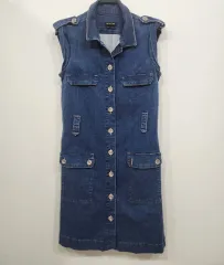 Massimo Dutti デニム ノースリーブ ONE PIECEのサムネイル