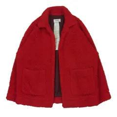 doublet ダブレット 21aw 21AW04 HAND-PAINTED RECYCLE FUR JACKET ハンドペイント ファー ジャケット レッド系 M【中古】のサムネイル