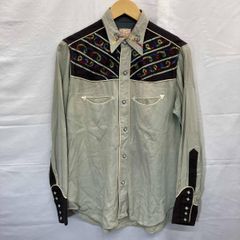 50s60sシアーズSEARS開襟レーヨンシャツ vintage ヴィ - メルカリ