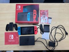 美品・完品】Nintendo Switch 本体 バッテリー強化版 スタンド付
