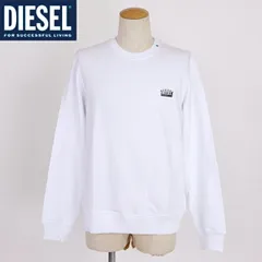 ディーゼル DIESEL【訳あり】メンズ トレーナー S-GINNNEW CUTYOUT ロゴプリントポイントトレーナー ホワイト系（サイズ/M）cm0071のサムネイル