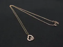COACH コーチ ラインストーン ハート ネックレス ペンダント アクセサリー レディース ピンクゴールド系 DN9667のサムネイル