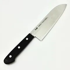 【美品✨】日本製 KAI MOV1000 三徳包丁 貝印 モリブデンバナジウムステンレス鋼◇万能包丁 両刃 プラスチック製柄 家事 料理 ステンレス Kitchen knife csのサムネイル
