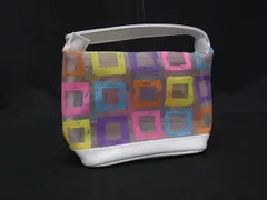 courreges クレージュ メッシュ マルチポーチ マルチケース 小物入れ レディース ホワイト系×マルチカラー DP0183のサムネイル