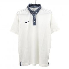 超美品】ニューバランスゴルフ 半袖ハイネックシャツ グレー×黒