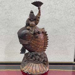 恵比寿様 鯛 置物 縁起物 - メルカリ