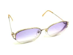 BALENCIAGA バレンシアガ 度入り サングラス メガネ 眼鏡 レディース ゴールド系 DP0795のサムネイル