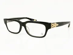 クロムハーツ CHROME HEARTS HEY JACK U LATE II BK-18KGP ダガー テンプル メガネ ブラック ゴールド アイウェア 眼鏡 【ブランド古着ベクトル】【中古】☆AA★ ▲■ 260322のサムネイル