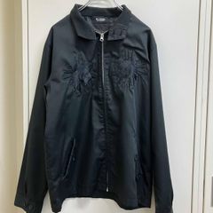 WILDSIDE YOHJI YAMAMOTO 花刺繍ブルゾン 黒 未使用品 - メルカリ