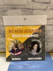 【D6-59】◎ 中古　僕のヒーローアカデミア　オールマイト&相澤消太　缶バッジのサムネイル