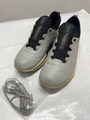 USED】ECCO エコー BIOM C4 ゴルフシューズ スパイクレス グレー 