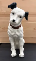 【中古・現状品】Victor 当時物　ビクター犬　ニッパー君　陶器製　陶器　現状品　C-48のサムネイル