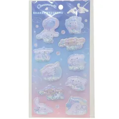 【新品】シナモロール シェイカーステッカーズ サンリオキャラクターズ シナモ ふんわりおそら ぷっくり 立体 スパンコール シールのサムネイル