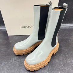 【中古品】セルジオロッシ　サイドゴアブーツ　A99950　グレー　39(26cm)のサムネイル