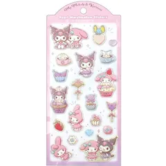 【新品】サンリオキャラクターズ パールマシュマロシール マイメロディ クロミ チョコ マイメロ ぷっくり 立体 ふにふに シールのサムネイル