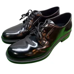 サイズ【UK9(28cm位)】プラダ PRADA ブラッシュドレザー レースアップ シューズ ／レザーシューズ /DNC115　 8065000236110のサムネイル
