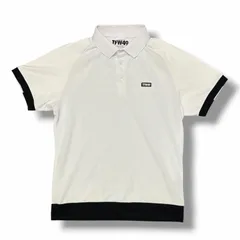 参考上代24200円 TFW49 ATHLETE POLO アスリートポロシャツ ティーエフダブリュー T102310003 ホワイト M （2968M）のサムネイル