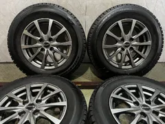 【BS ICEPARTNER2 185/70R14】スタッドレス【HOT STUFF Exceeder 14インチ 5.5J4HPCD100+38】23年製 バリ溝 ノート等　(MTC122)のサムネイル