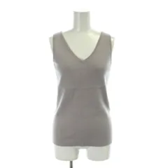 クラネ CLANE 23SS W FACE KNIT TANK TOPS ニットタンクトップ 1 紫 パープル Vネック ノースリーブ 無地 14106-2012 /AP21のサムネイル
