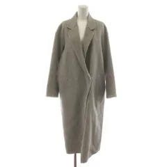 スピック&スパン Spick&Span HAMILTON WOOL リバーチェスターコート ロング 38 グレー 無地 16020200200040 /RR10のサムネイル