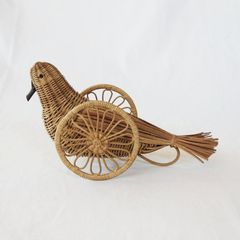 あけび細工 はと車 民芸品 郷土玩具 野沢温泉 工芸品 鳩車 貴重 - メルカリ