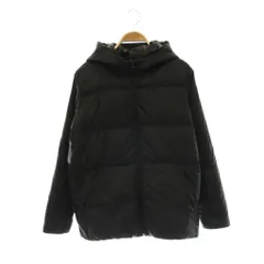 ワークマン WASHABLE DOWN ダウンジャケット アウター ジップアップ 150 黒 ブラック /NR ■MAのサムネイル