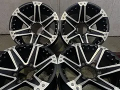 Weds MUD VANCE ウェッズ マッドヴァンス 16インチ 4本 8J6HPCD139.7+15 ブラック コンケイブ ハイラックスサーフ等　(MHB781)のサムネイル