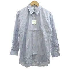 ジバンシィ GIVENCHY ドレスシャツ ワイシャツ タグ付き 40-80 青 ブルー ストライプ柄 レギュラーカラー 長袖 トップス/YU ■ECC006のサムネイル