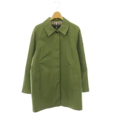 アクアスキュータム AQUASCUTUM ポリエステルタフタステンカラーコート スプリングコート ミドル丈 8 モスグリーン /HS ■OSのサムネイル