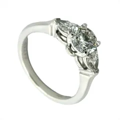 グラフ GRAFF プロミス リング 指輪 ダイヤモンド 0.70ct 約7号 Pt950 4.3g プラチナ F/VVS2 レディース【中古】のサムネイル