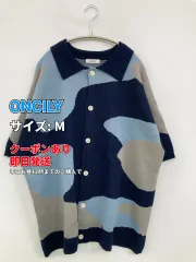 ONCILY オンシェリー カーディガン/ボレロ M 半袖 その他総柄 ニット ミドル丈 メンズのサムネイル