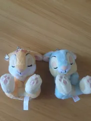 とんすけ＆ミス・バニー ぬいぐるみバッジセット　No.63のサムネイル