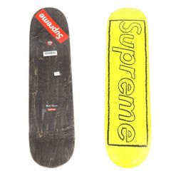 新品未使用】 SUPREME KAWS カウズ チョークロゴデッキ - メルカリ