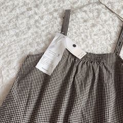 Gauze# / check one-piece - メルカリ