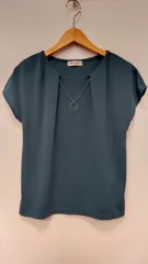 M02　ブリックハウスバイトウキョウシャツ　BRICK HOUSE by TOKYO SHIRT　トップス　ブラウス　半袖　グリーン系　おすすめ　Мサイズ　オフィスカジュアルのサムネイル