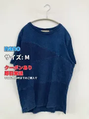nano ナノ Tシャツ/カットソー M ネイビー 無地 ミドル丈 半袖 クルーネック(丸首) メンズ レディースのサムネイル