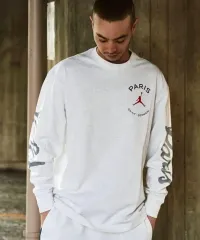 ナイキ x ジョーダン パリ サンジェルマン 長袖Tシャツ メランジ XLのサムネイル