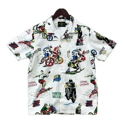 WTAPS ダブルタップス TEXTILE S/S SHIRTS 半袖シャツ アロハシャツ 14SS BMX SKATE BIKE メンズ Sサイズ ホワイト トップス DM19660■のサムネイル