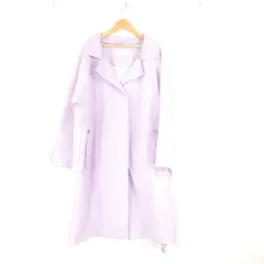 美品 DoCLASSE ドゥクラッセ 16535-720 ナイロンタッサー 二重衿ステンカラー コート 9 M ナイロン100％ レディース AM9121A19 のサムネイル