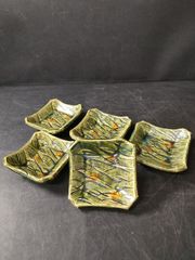 中古 保管品 織部焼風 銘々皿 4枚セット - メルカリ