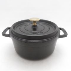 STAUB ピコ・ココット ブラック 両手鍋 18 - メルカリ
