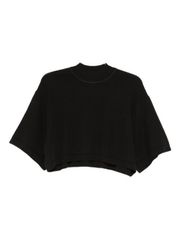 ALAÏA クロップドニットトップ 送料無料
