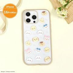 신품 미사용 치이카와 IIIIfit Clear iPhone 대응 케이스 (총 무늬) iPhone16ProMax 대응 관리 번호 : 864A-902
