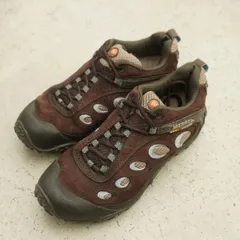 正規 MERREL メレル Chameleon カメレオン トレッキング シューズ vibram ビブラムソール 茶 ブラウン サイズ US8.5 26.5cm ●★2のサムネイル