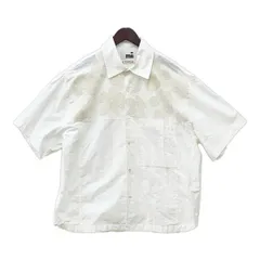 mii ミイ フラワーエンブロイダリーシャツ SHIRT RAMAFLOWER 半袖シャツ 総刺繍 花柄 メンズ Mサイズ ホワイト DM19657 DM19657■のサムネイル