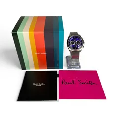 Paul Smith ポールスミス 腕時計 クォーツ Final Eyes Chronograph ファイナルアイズ クロノグラフ 2018年シリアル入り限定モデル 0225/2018 0520-T024203のサムネイル