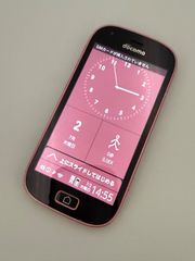 docomo らくらくスマホ F-42A ピンク SIMロック解除済 - メルカリ