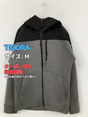 TIGORA ティゴラ パーカー M グレー ジャージ ストレッチ 無地 ブランドロゴ ジップアップ 長袖 メンズのサムネイル
